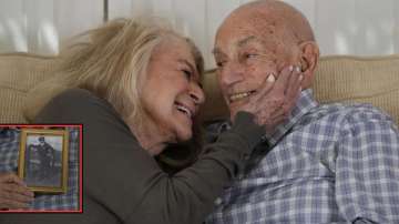 World War II veteran Harold Terens his fiancee Jeanne Swerlinset