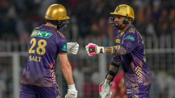 Sunil Narine and Phil Salt continue to flourish at the top of the order for the Kolkata Knight Riders