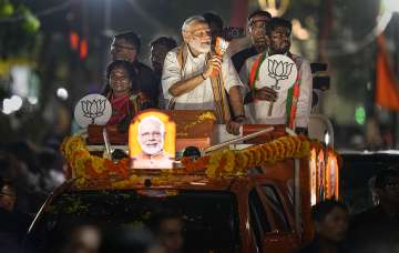 PM Modi during election rally