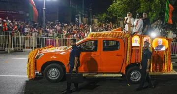 Prime Minister Narendra Modi addresses a rally