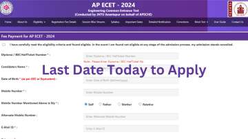 AP ECET 2024 registration closes today, April 15.