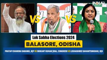 BJP's Pratap Chandra Sarangi to contest against Congress' Srikant Kumar Jena and BJD's Lekhashree Samantsinghar.