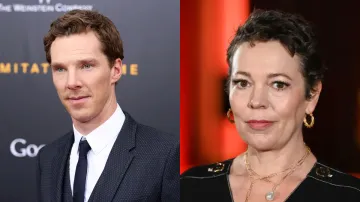 Benedict Cumberbatch and Olivia Colman