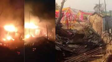 Fire in Darbhanga during a wedding