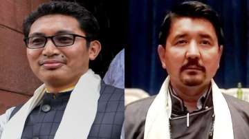 Sitting BJP Ladakh MP Jamyang Tsering Namgyal (Left) and Tashi Gyalson who has been fielded by the saffron party in the upcoming election. 