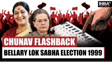 Chunav Flashback: The high-voltage battle in Bellary between Sushma Swaraj and Sonia Gandhi in 1999.
