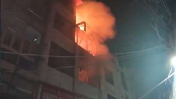 Fire at four-storey shop in Delhi market