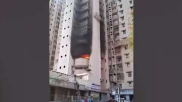 Fire at a flat in Jaipuria Sunrise Green Society