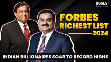 Forbes Richest Indian List: Mukesh Ambani is number one, Adani at second spot | Check top 10 here
