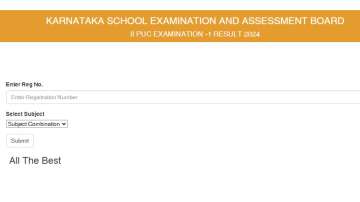 Karnataka 2nd PUC Result download link is available at karresults.nic.in