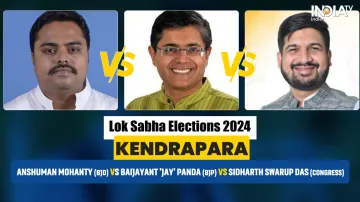 BJD's Anshuman Mohanty vs BJP's Baijayant Panda vs Congress' Sidharth Das