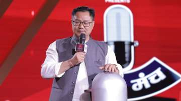 Kiren Rijiju, the Cabinet Minister of Earth Sciences and Food Processing Industries at India TV Chunav Manch