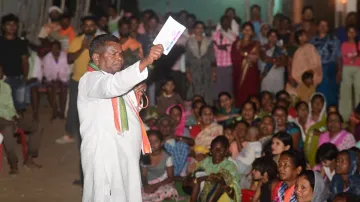 Congress' Bastar Lok Sabha candidate Kawasi Lakhma