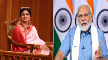 PM Modi backs BJP candidate from Hyderabad Kompella Madhavi Latha