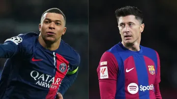 Mbappe and Lewandowski