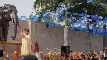 BSP supremo Mayawati during an event.