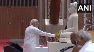 PM Modi at the Bharat Mandapam