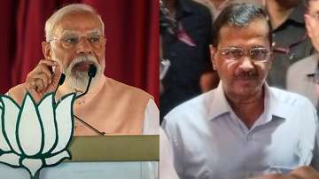 PM Modi and Delhi Chief Minister Arvind Kejriwal 