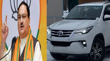 JP Nadda's car