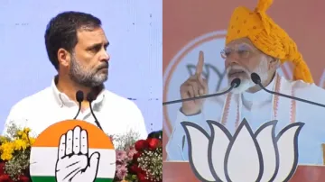 Narendra Modi and Rahul Gandhi