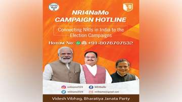 Lok Sabha Elections 2024, BJP launches NRI4NAMO hotline number to connect NRIs with party poll campa