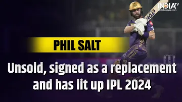 Phil Salt has had a remarkable IPL 2024 playing for the Kolkata Knight Riders as he is averaging 49 and has a strike rate of 180 after 9 matches