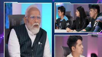 PM Modi interacts with gaming content creators.