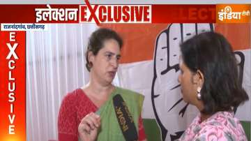 Priyanka Gandhi Vadra speaks to India TV amid Lok Sabha election campaign.