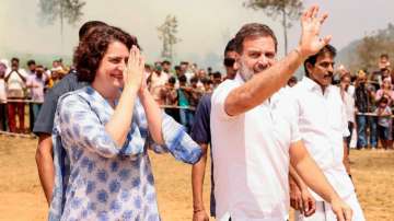 Congress leaders - Priyanka Gandhi and Rahul Gandhi