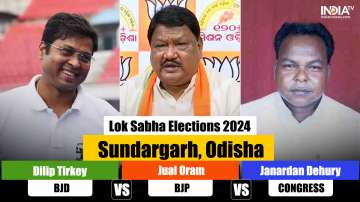 BJD's Dilip Tirkey, Jual Oram of the BJP and Janardan Dehury of the  Congress to contest on Sundargarh seat in Odisha in Lok Sabha elections 2024.