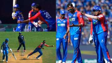 Axar Patel took a one-handed catch to send back Ishan Kishan in the MI vs DC contest