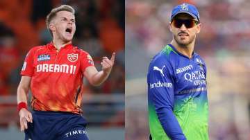 Sam Curran and Faf du Plessis were reprimanded for breaching IPL Code of Conduct on Sunday in their respective matches