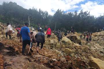 Papua New Guinea landslide 