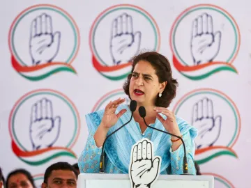 Congress leader Priyanka Gandhi