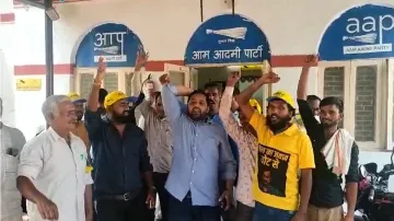 Celebrations erupt at AAP office as Arvind Kejriwal gets interim bail in Delhi liquor policy case