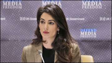 Amal Clooney, israel hamas