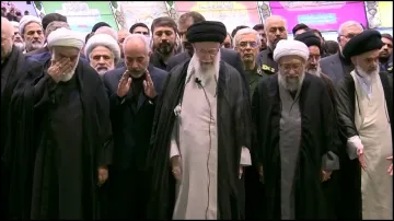 Iran, Ayatollah Ali Khamenei, Ebrahim Raisi funeral