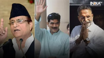 Azam Khan, Mohammad Shahabuddin and Mukhtar Ansari