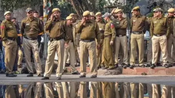 Delhi Police officials