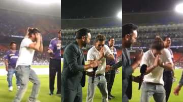 SRK apologises with folded hands after KKR wins