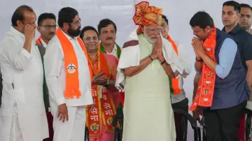 PM Modi addresses rally in Mumbai