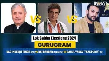 Hot seats in Lok Sabha Elections 2024,  Gurugram, BJP Rao Inderjit Singh, congress Raj Babbar, Fazil