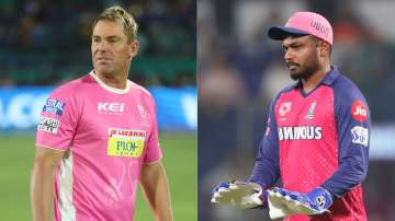 Shane Warne and Sanju Samson