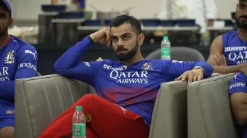 Virat Kohli in RCB dressing room 