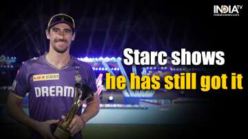 Mitchell Starc stars when needed the most in IPL 2024.