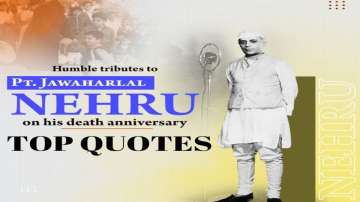Ten inspiring quotes by Jawaharlal Nehru