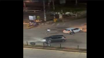 Karnataka street fight, Man injured brawl between two groups, car fight Karnataka, Udupi viral video