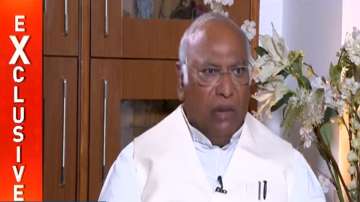 Congress chief Mallikarjun Kharge in an exclusive conversation with India TV