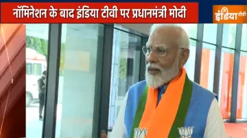 Prime Minister Narendra Modi speaks to India TV