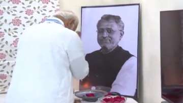 PM Modi pays tributes to Sushil Kumar Modi in Patna